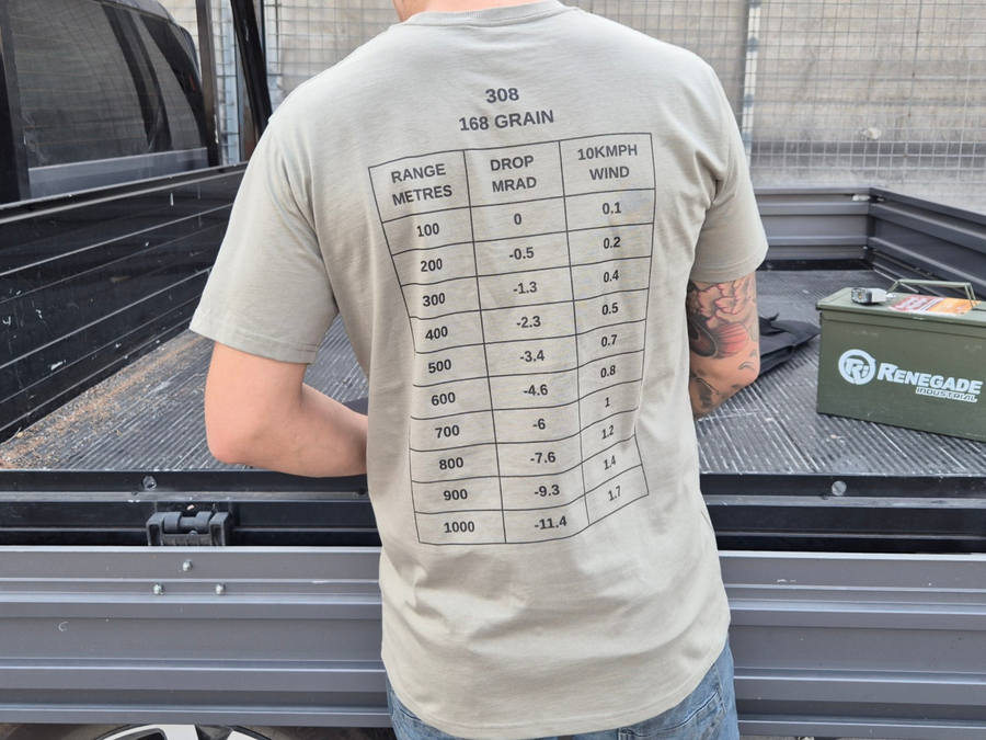 308 Data T-Shirt - 2 Extra Large